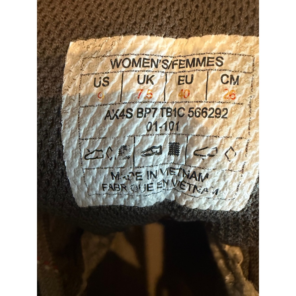 Women's The North Face Size 9 Hedgehog III GTX XCR Trail Shoes GoreTex Vibram - Picture 9 of 9
